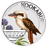 Stříbrná mince 1 Oz Australian Kookaburra (Ledňáček) 2022 Color (World Money Fair Berlin 2022)