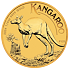 Zlatá mince 25 AUD Australian Kangaroo (Klokan rudý) 1/4 Oz 2024