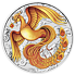 Stříbrná mince 1 Oz Australian Phoenix 2022 Red/Gold Color