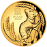 Lunární série III. - exkluzivní zlatá mince Year of the Mouse (Rok krysy) 1 Oz 2020 High Relief PROOF