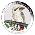Stříbrná mince 1 Oz Australian Kookaburra (Ledňáček) 2021  COLOR (World Money Fair Berlin 2021)