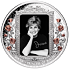 Exkluzivní stříbrná mince Diana - Princezna z Walesu 5 Oz 2022 Color (Rose Gold Plating) PROOF