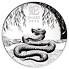 Lunární série III. - stříbrná mince Year of the Snake (Rok hada) 1 Oz 2025 High Relief PROOF