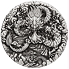Lunární série III. - stříbrná mince Year of the Dragon (Rok draka) 2 Oz 2024 Antique