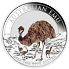 Stříbrná mince 1 Oz Australian Emu 2024 Color