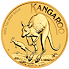 Zlatá mince 100 AUD Australian Kangaroo (Klokan rudý) 1 Oz 2022
