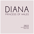 Exkluzivní stříbrná mince Diana - Princezna z Walesu 5 Oz 2022 Color (Rose Gold Plating) PROOF