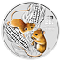 Lunární série III. - stříbrná mince Year of the Mouse (Rok krysy) 1 kg 2020 Color