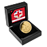 Exkluzivní zlatá mince Královna Elizabeth II. a Král Karel III. - Portraits of Power 1 Oz 2025 (v minci je vsazen DIAMANT) PROOF